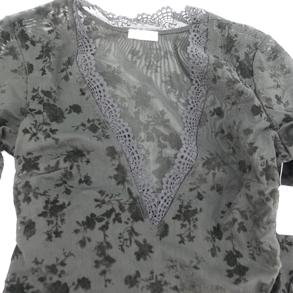 Free People Babes In Bandeaus Bodysuit Black Combo - Picture 9 of 11